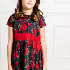 Hope & Henry Girls' Short Sleeve Ruffle Collar Party Dress With Bow, Toddler -Hope & Henry Sales GUEST ab4f715c a57d 4948 bf4f b55a612ba5a4 1