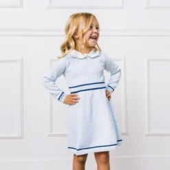 Hope & Henry Girls' Long Sleeve Cable Knit Peter Pan Collar Sweater Dress, Infant -Hope & Henry Sales GUEST abf8ad73 6145 4c0c b5b8 5069fc90f1ec 2
