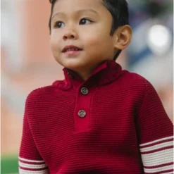 Hope & Henry Boys' Long Sleeve Mock Neck Raglan Sweater With Kanga Pocket, Infant -Hope & Henry Sales GUEST ac1ad261 1416 43f3 bd01 0be40469c329 1
