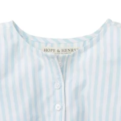 Hope & Henry Girls' Peasant Top With Embroidery, Infant