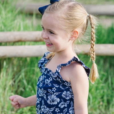 Hope & Henry Girls' Ruffle Pull On Romper, Kids 3 Hope & Henry Girls' Ruffle Pull On Romper, Kids