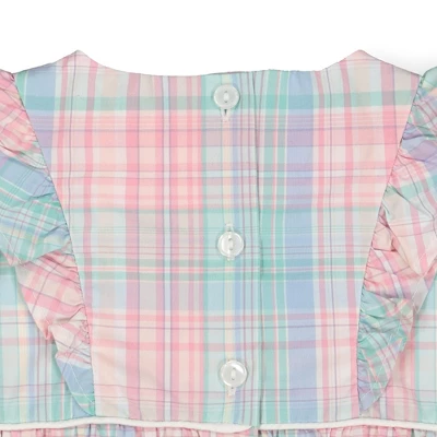 Hope & Henry Baby Organic Cotton Ruffle Bubble Romper 4 Hope & Henry Baby Organic Cotton Ruffle Bubble Romper - Image 2