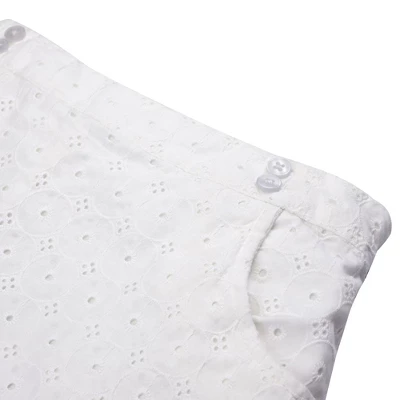 Hope & Henry Girls' Button Front Skort, Infant 3 Hope & Henry Girls' Button Front Skort, Infant