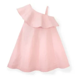 Hope & Henry Girls' One Shoulder Flounce Dress, Toddler -Hope & Henry Sales GUEST b047b7a0 96c1 4c5c 9801 534d166c09c3