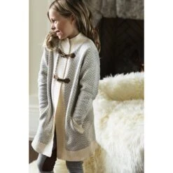 Hope & Henry Girls' Toggle Sweater Cardigan, Infant -Hope & Henry Sales GUEST b15f8b52 6a87 40f8 88bf 7d1f3e6b4f7f