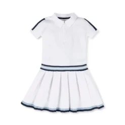 Hope & Henry Girls' Organic Cotton Short Sleeve Zipper Polo Sweater Dress, Kids -Hope & Henry Sales GUEST b1664f06 e9dc 434d 968b 16eae216fd14