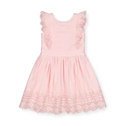 Hope & Henry Girls' Flutter Sleeve Pleated Dress With Bow Sash, Infant -Hope & Henry Sales GUEST b74ccee4 8656 434d 8245 cfe77bf6af96