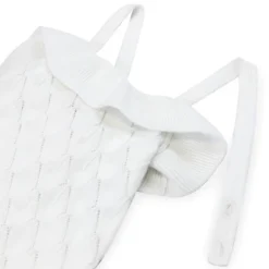 Hope & Henry Baby Ruffle Shortie Sweater Romper