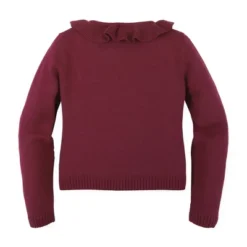 Hope & Henry Girls' Organic Cotton Long Sleeve Ruffle Collar Cardigan Sweater, Infant -Hope & Henry Sales GUEST b9f9264f 4f0a 40df bbc6 bf4244e19b3e 1