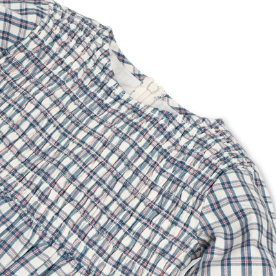 Hope & Henry Girls' Long Sleeve Calvary Twill Smocked Front Dress, Toddler 3 Hope & Henry Girls' Long Sleeve Calvary Twill Smocked Front Dress, Toddler