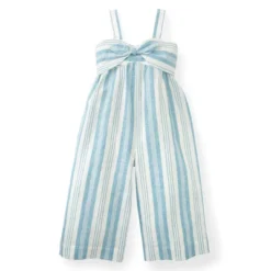 Hope & Henry Girls' Bow Front Wide Leg Jumpsuit, Kids -Hope & Henry Sales GUEST bd4e491d 94cc 4065 8823 d4ca6daac510