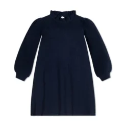 Hope & Henry Girls' Long Sleeve Ruffle Neck Sweater Dress, Kids -Hope & Henry Sales GUEST be468bda 6868 4fba ba44 656de5fbc3cb 2