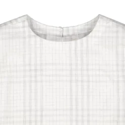 Hope & Henry Girls' Short Ruffle Sleeve Top, Infant