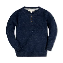 Hope & Henry Boys' Long Sleeve Henley Pullover Sweater, Infant -Hope & Henry Sales GUEST c03f6738 06aa 4b1d 99e0 ebba6a6aa37d 1