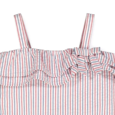 Hope & Henry Girls' Ruffle Edge Romper, Infant 3 Hope & Henry Girls' Ruffle Edge Romper, Infant