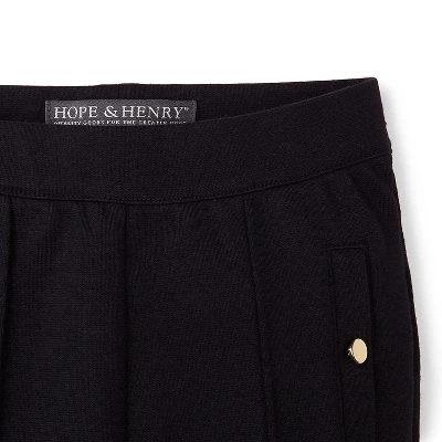 Hope & Henry Girls' Pintuck Ponte Pant, Infant 3 Hope & Henry Girls' Pintuck Ponte Pant, Infant