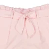 Hope & Henry Girls' Linen Pull-On Paperbag Shorts, Infant