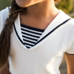 Hope & Henry Girls' Sailor Sweater Top, Infant -Hope & Henry Sales GUEST c122b43e b2e3 4d73 881f e76cb0ba0f20