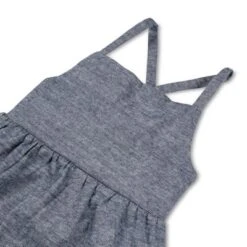 Hope & Henry Girls' Organic Cotton Sleeveless Knit Flounce Sundress, Toddler