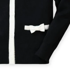 Hope & Henry Girls' Bow Pocket Cardigan, Kids -Hope & Henry Sales GUEST c35bbbe5 80c6 4916 bf99 ddf1eaf497b9 1