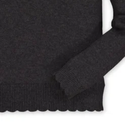 Hope & Henry Girls' Organic Cotton French Look Sweater With Collar And Bow, Infant -Hope & Henry Sales GUEST c35bd231 3a9c 4cf7 8427 c9aa08c9b834