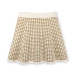 Hope & Henry Girls' Organic Cotton Houndstooth Pull-On Sweater Skirt, Infant -Hope & Henry Sales GUEST c88761eb d818 497c acb9 598825e593b0