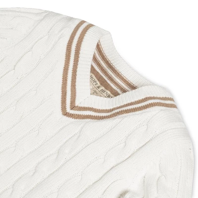 Hope & Henry Boys' Long Sleeve V-Neck Cricket Sweater, Infant 3 Hope & Henry Boys' Long Sleeve V-Neck Cricket Sweater, Infant