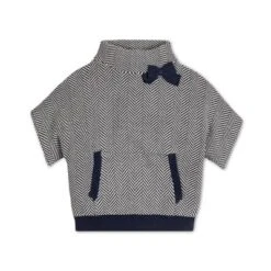 Hope & Henry Girls' Mock Neck Short Sleeve Sweater, Infant -Hope & Henry Sales GUEST cb08c8f1 2d51 4b45 8262 27c674141958