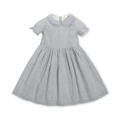 Hope & Henry Girls' Short Sleeve Peter Pan Collar Dress With Bow Details, Toddler -Hope & Henry Sales GUEST cb604f49 a222 4364 a9c1 9073dd003e7e