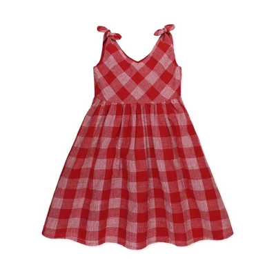 Hope & Henry Girls' Bow Shoulder Swing Dress, Toddler 14 Hope & Henry Girls' Bow Shoulder Swing Dress, Toddler - Image 12