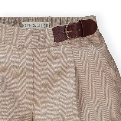 Hope & Henry Girls' Wide Leg Dress Pant, Infant 3 Hope & Henry Girls' Wide Leg Dress Pant, Infant