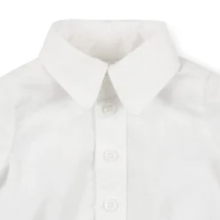 Hope & Henry Baby Short Sleeve Button Down Bodysuit, Infant