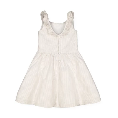 Hope & Henry Girl's Organic Cotton Ruffle Collar Low Back Dress, Infant 5 Hope & Henry Girl's Organic Cotton Ruffle Collar Low Back Dress, Infant - Image 3