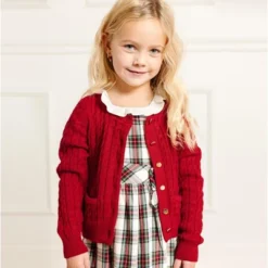 Hope & Henry Girls' Long Sleeve Classic Cable Cardigan Sweater, Infant -Hope & Henry Sales GUEST ce6748d8 b90f 4d5c b1c6 3c49f7a6d3ba 1