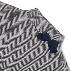 Hope & Henry Girls' Mock Neck Short Sleeve Sweater, Infant