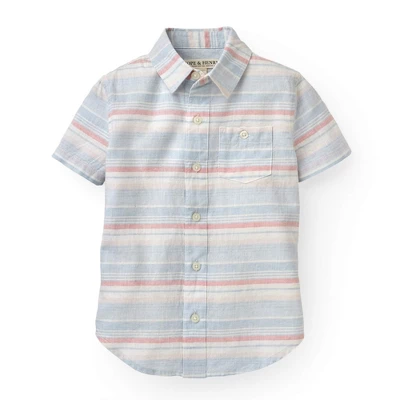 Hope & Henry Boys' Linen Short Sleeve Button Down Shirt, Kids 8 Hope & Henry Boys' Linen Short Sleeve Button Down Shirt, Kids - Image 6
