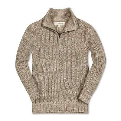 Hope & Henry Boys' Long Sleeve Half Zip Pullover Sweater, Infant 8 Hope & Henry Boys' Long Sleeve Half Zip Pullover Sweater, Infant - Image 6