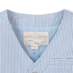 Hope & Henry Boys' Seersucker Suit Vest, Infant