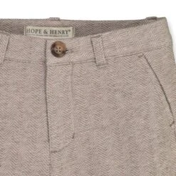 Hope & Henry Boys' Fleece Suit Pant, Infant