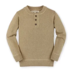 Hope & Henry Boys' Organic Cotton Long Sleeve Henley Pullover Sweater, Infant -Hope & Henry Sales GUEST d9750302 9c75 4b0e a019 68b0c4f75358