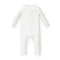Hope & Henry Baby Cable Romper With Peter Pan Collar -Hope & Henry Sales GUEST da2c29d6 4568 4831 898d 2f8bccc25b49