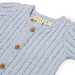 Hope & Henry Baby Organic Cotton Layette Shortie Sweater Romper