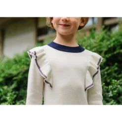 Hope & Henry Girls' Long Sleeve Mock Neck Ruffle Pinafore Sweater Dress, Kids -Hope & Henry Sales GUEST dc561533 7633 4b5d b203 edcdc3476243 2