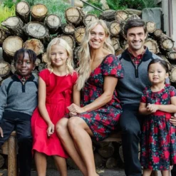 Hope & Henry Girls' Short Sleeve Ruffle Collar Party Dress With Bow, Toddler -Hope & Henry Sales GUEST dd6516c7 e039 4a79 b623 89f5384ec36f 3