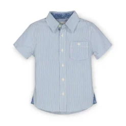 Hope & Henry Boys' Seersucker Short Sleeve Button Down Shirt, Infant -Hope & Henry Sales GUEST deaf8de6 fc13 4009 b1bf 51f384ac378d