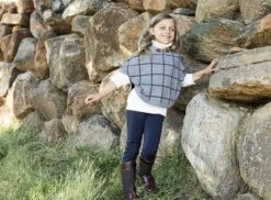 Hope & Henry Girls' Organic Cotton Sweater Cape, For Kids -Hope & Henry Sales GUEST e0cf357f b8c0 46fb bd59 525a1326bbd7