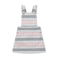 Hope & Henry Girls' Organic Cotton Sleeveless Ruffle Strap Skirtall, Infant -Hope & Henry Sales GUEST e22ddd9b 18c8 4a22 a6a3 fc056553be94