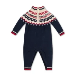 Hope & Henry Layette Baby Long Sleeve Half Zip Raglan Sweater Romper, Infant -Hope & Henry Sales GUEST e48d70e3 7486 498a bfd7 5e798d6424da