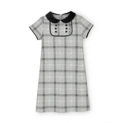 Hope & Henry Girls' Short Sleeve Ponte Dress, Infant -Hope & Henry Sales GUEST e5e3467c 0a3d 4572 a314 8de1bf7bfab8