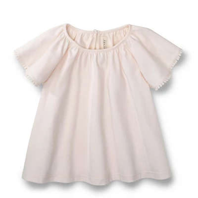 Hope & Henry Girls' Flutter Top With Crochet Dot Trim, Infant 8 Hope & Henry Girls' Flutter Top With Crochet Dot Trim, Infant - Image 6